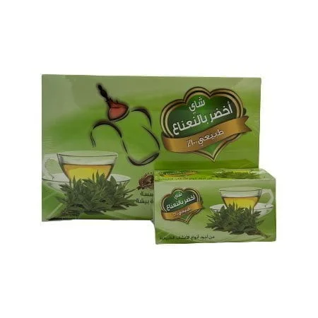 Green tea with mint bags 25*2gm (12 packs)