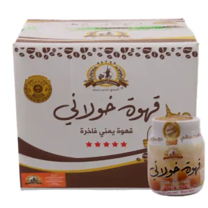 كرتون قهوة  خولاني بالهيل و الزعفران  250 جرام (12 علبة)